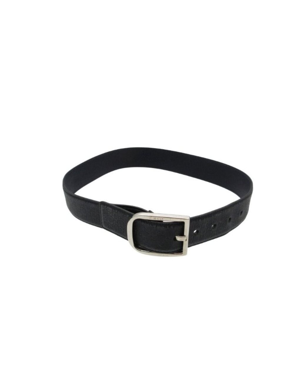 Gucci Belt Leather GG Signature Guccissima Black